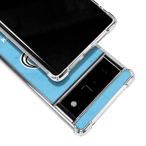 NHL Utah Mammoth Distressed Blue Google Pixel 6 Clear Case